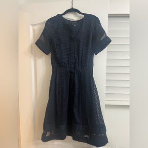 Banana Republic Size 6 Navy Dress